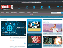 Tablet Screenshot of jeuxvideo.fr