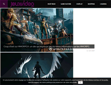 Tablet Screenshot of jeuxvideo.org